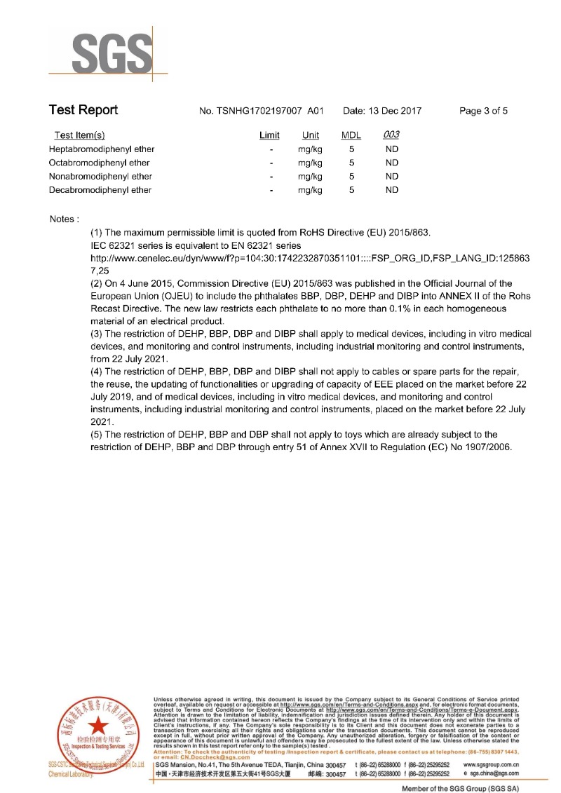 Nd:YAG Test Report